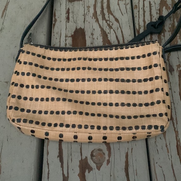 FOSSIL Dawson small Crossbody dot pattern tan black - Picture 6 of 13